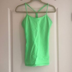 Lululemon Power Y Tank size 6 Green